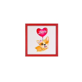 Wallity CAM23534 Cuadro Decorativo Enmarcado de Cristal 32x32 cm Impresión UV