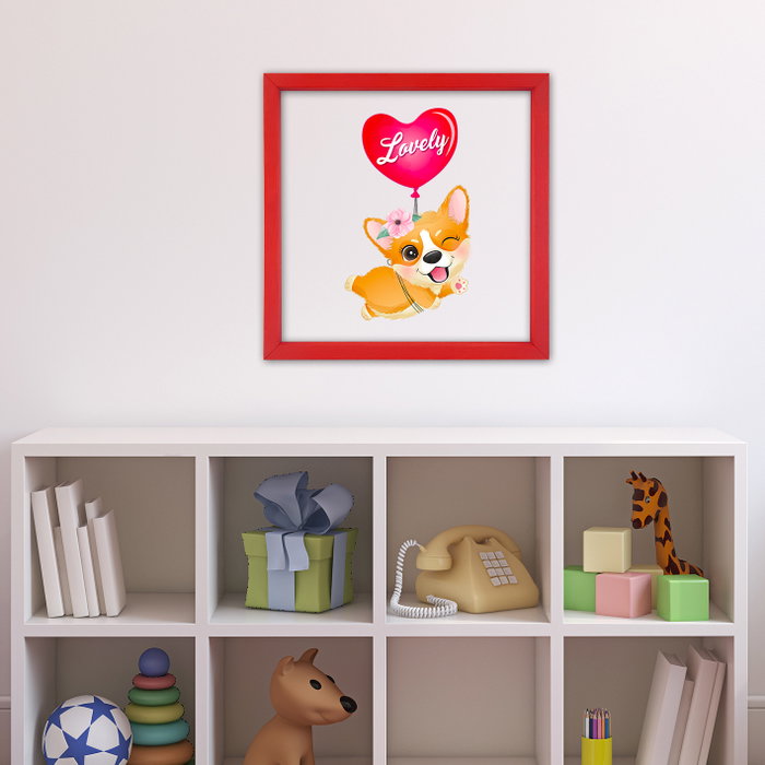 Wallity CAM23534 Cuadro Decorativo Enmarcado de Cristal 32x32 cm Impresión UV Wallity CAM23534 Cuadro Decorativo Enmarcado de Cristal 32x32 cm Impresión UV