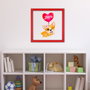 Wallity CAM23534 Cuadro Decorativo Enmarcado de Cristal 32x32 cm Impresión UV