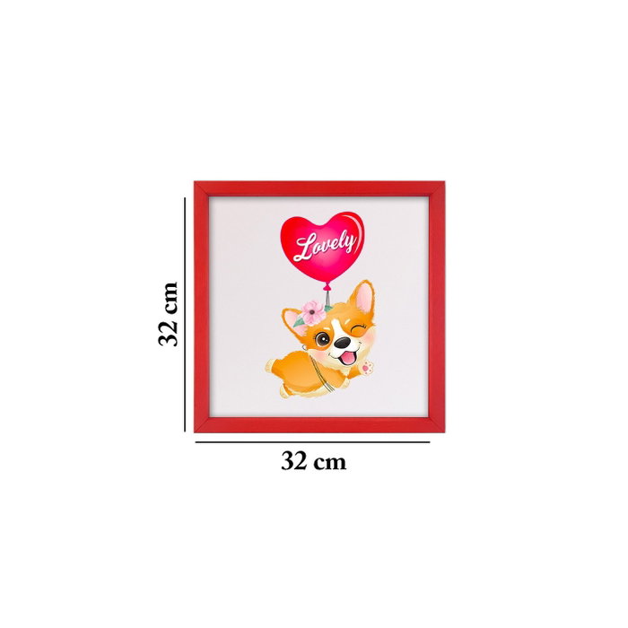 Wallity CAM23534 Cuadro Decorativo Enmarcado de Cristal 32x32 cm Impresión UV Wallity CAM23534 Cuadro Decorativo Enmarcado de Cristal 32x32 cm Impresión UV