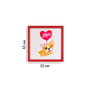 Wallity CAM23534 Cuadro Decorativo Enmarcado de Cristal 32x32 cm Impresión UV