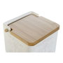 DKD Home Decor Set de 3 Saleros de Dolomite y Bambú 750ml