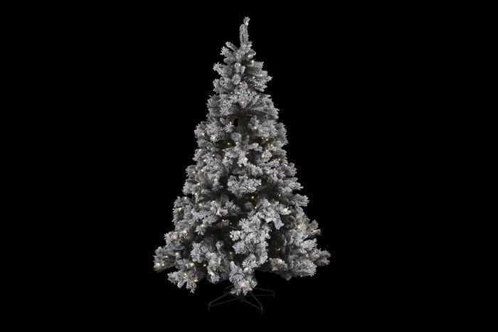 DKD Home Decor Árbol de Navidad Alpina Snow Verde Blanco 210 cm 350 LED Nevado DKD Home Decor Árbol de Navidad Alpina Snow Verde Blanco 210 cm 350 LED Nevado