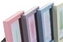 DKD Home Decor Set de 4 Marcos de Fotos 10x15 MDF y Cristal Surtidos