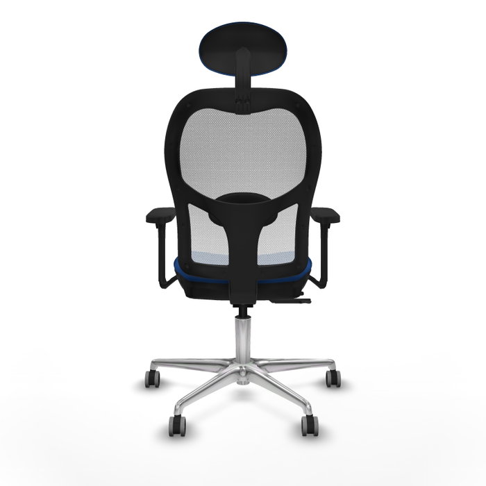 PIQUERAS Y CRESPO Silla de oficina Jorquera Azul y Blanco