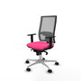 PIQUERAS Y CRESPO Silla de oficina Horna Rosa y Gris
