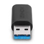 Lindy Adaptador USB 3.2 Tipo A a C, Conexión USB-C a Puerto USB-A, Velocidad de Transferencia 10Gbps