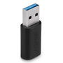 Lindy Adaptador USB 3.2 Tipo A a C, Conexión USB-C a Puerto USB-A, Velocidad de Transferencia 10Gbps