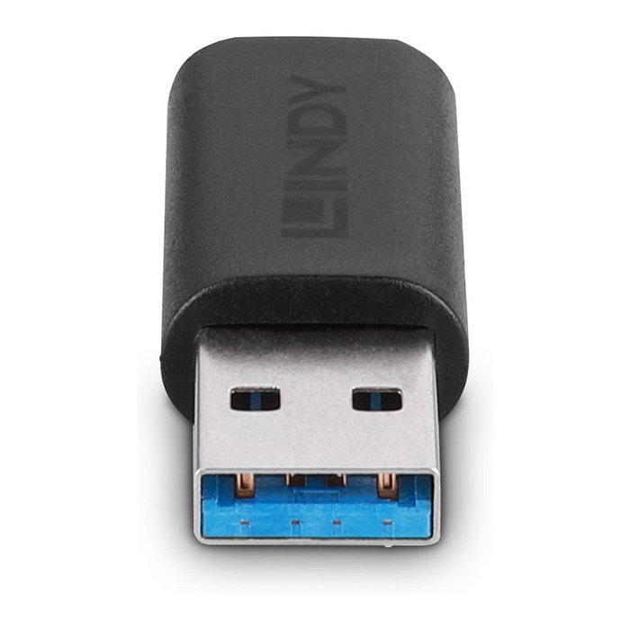 Lindy Adaptador USB 3.2 Type A a C 41904 Negro