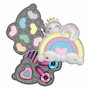 Clementoni Set de maquillaje Rainbow Crazy Chic con estuche de arcoíris