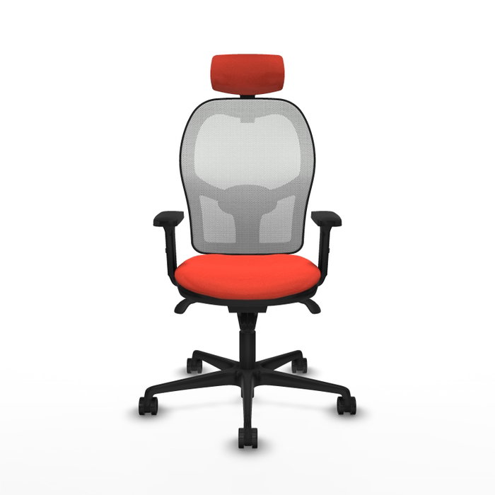 PIQUERAS Y CRESPO Silla de oficina Jorquera Naranja y Blanco