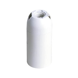 GSC Evolution Portalámparas termoplástico liso E14 Blanco