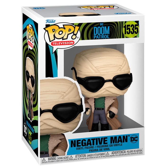 Funko POP DC Comics Doom Patrol Negative Man Funko POP DC Comics Doom Patrol Negative Man