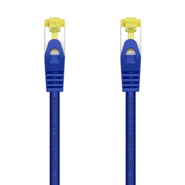 AISENS - CABLE DE RED LATIGUILLO RJ45 LSZH CAT.7 600 MHZ S/FTP PIMF AWG26, AZUL, 1.0M