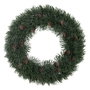 Ixia Corona Verde de PVC para Decoración 38 x 38 cm