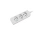 Lanberg Regleta de 1.5m con 3 tomas PL, blanca