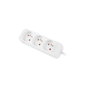 Lanberg Regleta de 1.5m con 3 tomas PL, blanca