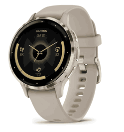 Garmin Venu 3S Smartwatch Premium con Pantalla AMOLED de 1.2", GPS, Monitor de Frecuencia Cardíaca, Garmin Pay, Seguimiento de Sueño, Negro - Versión 41 mm French Grey