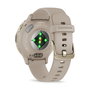Garmin Reloj Inteligente Venu 3S Beige 010-02785-02 - Wearable con GPS, Monitor de Salud y Notificaciones
