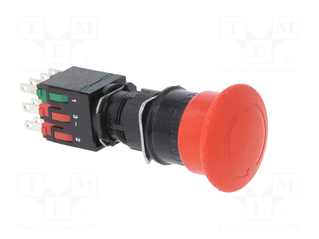SCHNEIDER ELECTRIC Interruptor de emergencia Harmony XB6 16mm rojo