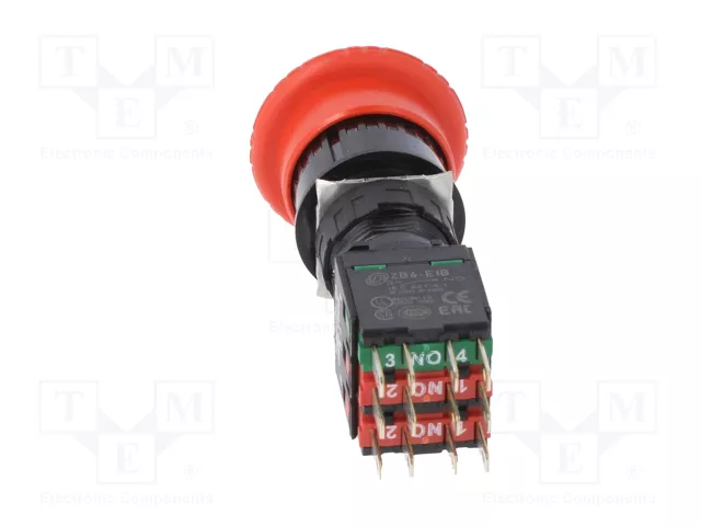 SCHNEIDER ELECTRIC Interruptor de emergencia Harmony XB6 16mm rojo