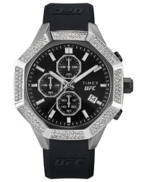 Timex Reloj UFC Prospect TW2V99300 con correa de silicona negra