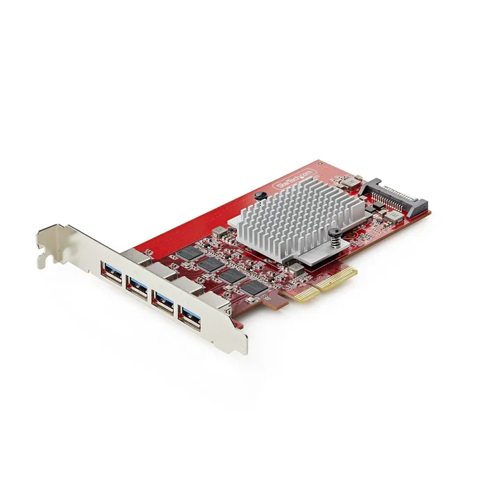 StarTech 4 Puertos USB-A PCIe Card USB 3.2 10Gbps P10Q4A-USB-CARD