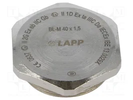 LAPP SKINDICHT® BL-M ATEX Tapón M40 1,5 IP68 con aislamiento