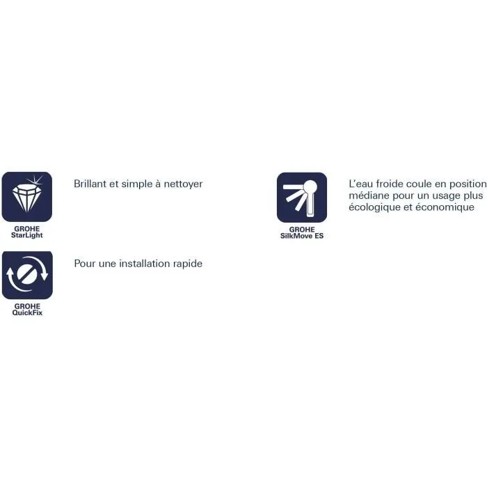 Grohe Mezclador Monomando de Lavabo Tamaño S Grohe Mezclador Monomando de Lavabo Tamaño S