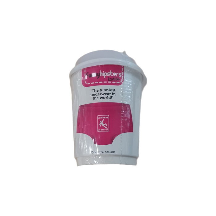 Bragas Funny Hipsters Ladies Rosa Talla única