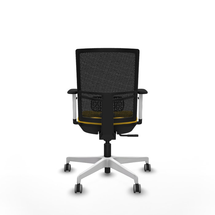 PIQUERAS Y CRESPO Silla de oficina Yunquera con mecanismo Sincro, Amarillo y Negro PIQUERAS Y CRESPO Silla de oficina Yunquera con mecanismo Sincro, Amarillo y Negro