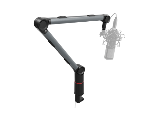 GENESIS Thulium 700 NGM-2157 Soporte de Brazo para Micrófono Profesional con Base de Escritorio, Ajustable para Streamers