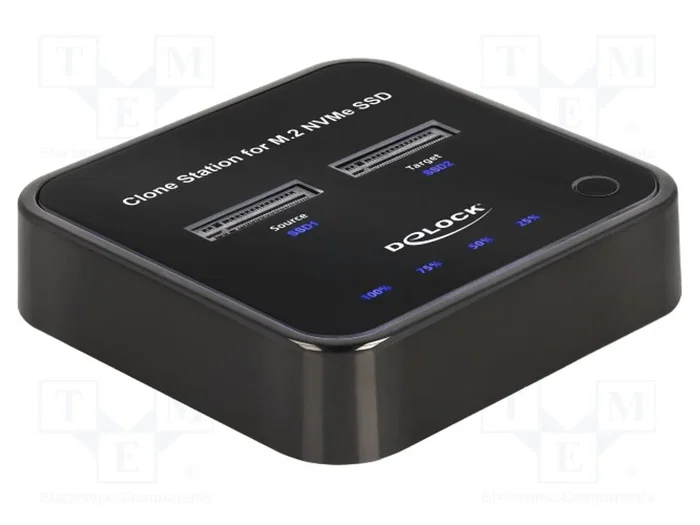 DeLOCK Estación de acoplamiento para 2 x M.2 NVMe PCIe SSD con función de clonación DeLOCK Estación de acoplamiento para 2 x M.2 NVMe PCIe SSD con función de clonación