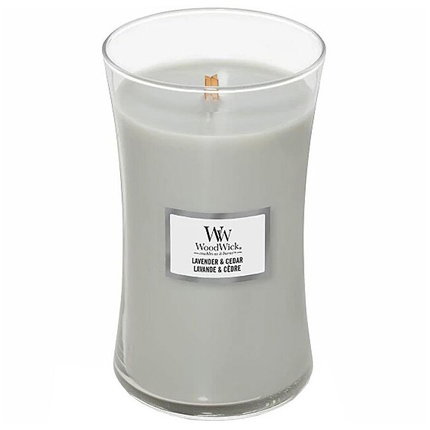 Woodwick Vela Lavender & Cedar 609 g