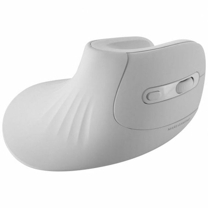 Mars Gaming MMW-ERGOPRO Ratón Gaming Ergonómico Vertical Inalámbrico Blanco