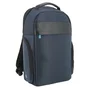 Mobilis 005045 Mochila Informal Unisex 19L Negro/Marina Poliéster, Portátil hasta 16", A Prueba de Agua, Con Asa y Bolsillos