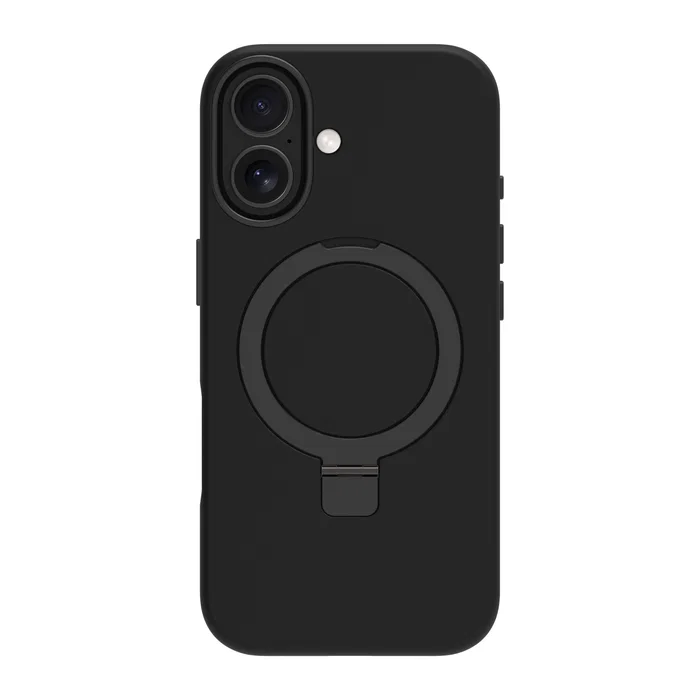 Dbramante1928 Roskilde Kick ICON Carcasa Trasera para Apple iPhone 17 - Negro - Compatible con MagSafe, Protección contra Caídas y Soporte de Sobremesa