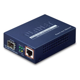 Planet GTP-805A Convertidor de medios PoE+ 1000Base-T a 1000Base-X SFP LC