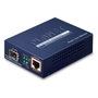 Planet GTP-805A Convertidor de medios 10/100/1000Base-T a 1000Base-X SFP con PoE+