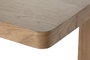 DKD Home Decor Mesa de Comedor Roble MDF Veneer Natural