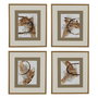 Cuadro Pintura Abstracto 4/M 44 X 50 cm (Set de 4)