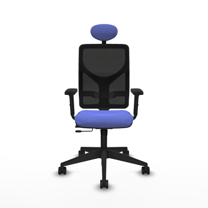 PIQUERAS Y CRESPO Silla de oficina Motilla con mecanismo Sincro/Traslack, azul claro y negro PIQUERAS Y CRESPO Silla de oficina Motilla con mecanismo Sincro/Traslack, azul claro y negro