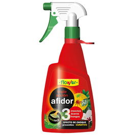 Flower - Insecticida Fungicida Acaricida Triple Acción para Plantas, 450 ml - Efecto Choque, Previene y Cura Hongos y Ácaros como Araña Roja