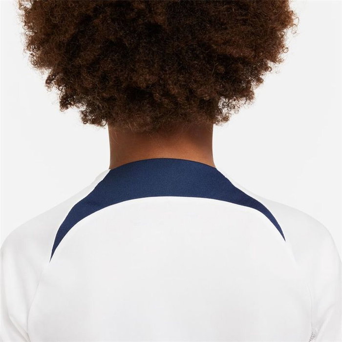 Camiseta de Fútbol de Manga Corta para Niños Nike París Saint-Germain Strike Blanco S