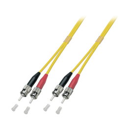 EFB Elektronik Patchkabel Duplex ST-ST OS2 3m Amarillo