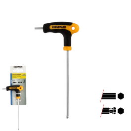 WOLFPACK LINEA PROFESIONAL Llave Allen con Bola y Mango Soft Touch 3,0 mm
