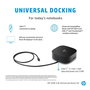 HP USB-C/A Universal Dock G2 Base de conexión universal para portátiles USB-C y USB-A