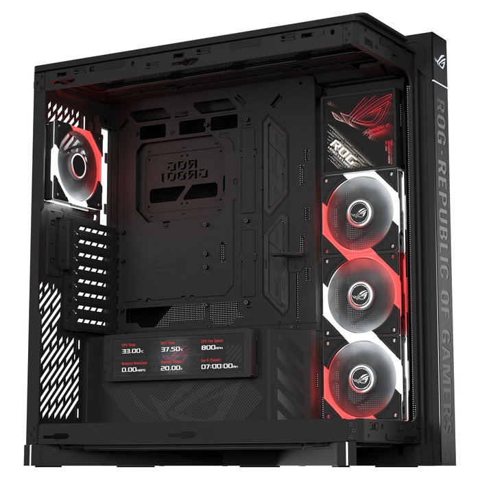 ASUS ROG CRONOX GR801 CURVE TG ARGB BLACK ASUS ROG CRONOX GR801 CURVE TG ARGB BLACK