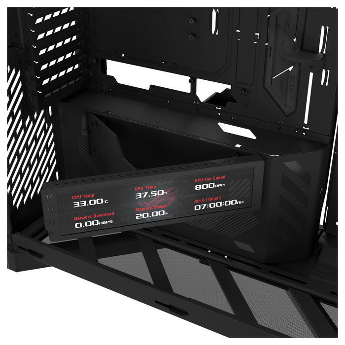 ASUS ROG CRONOX GR801 CURVE TG ARGB BLACK ASUS ROG CRONOX GR801 CURVE TG ARGB BLACK