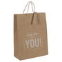Party Time Bolsa de Regalo Kraft 28x12x37 cm Modelos Magie, You, Happy